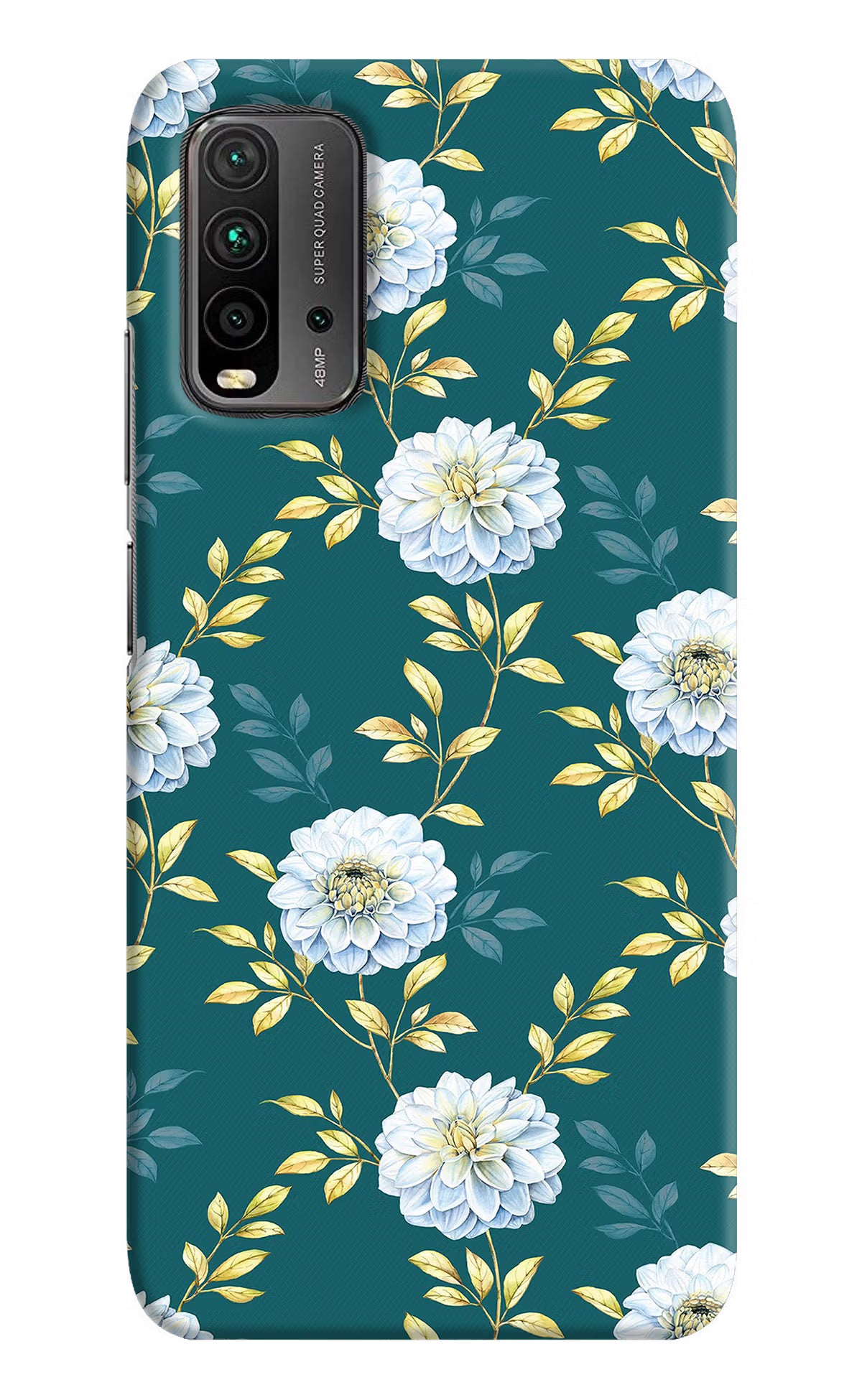 Flowers Redmi 9 Power Hard Case Back Cover by Casekaro