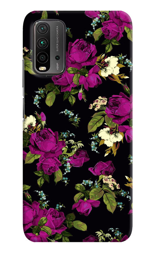 Flowers Redmi 9 Power Hard Case Back Cover by Casekaro
