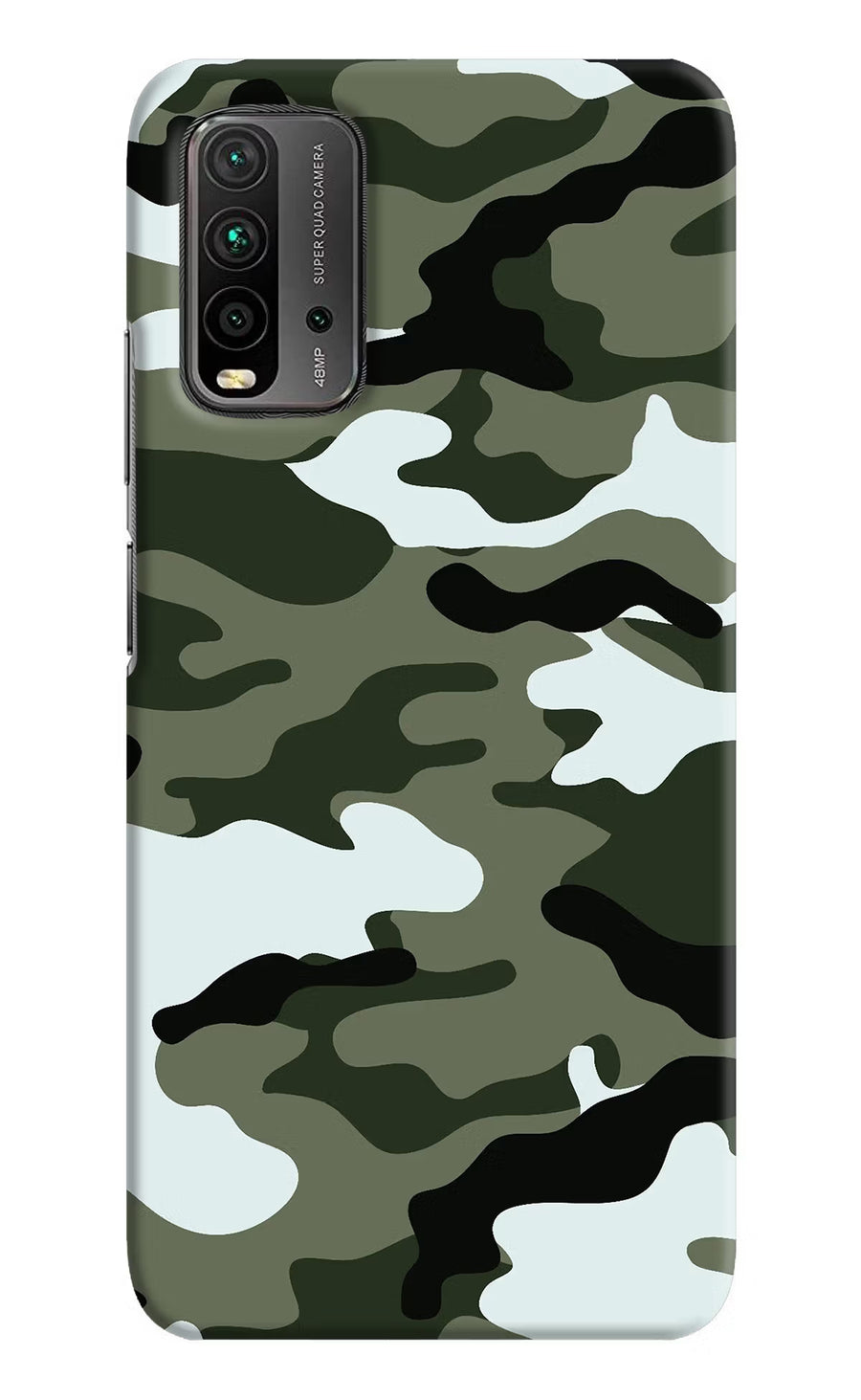 Camouflage Redmi 9 Power Back Cover, Hard case