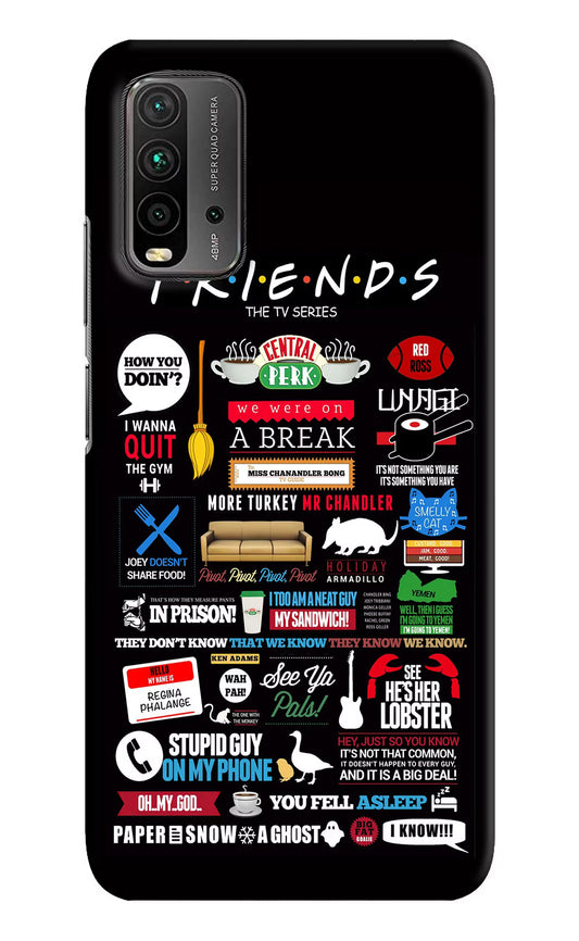 FRIENDS Redmi 9 Power Hard Case Back Cover by Casekaro