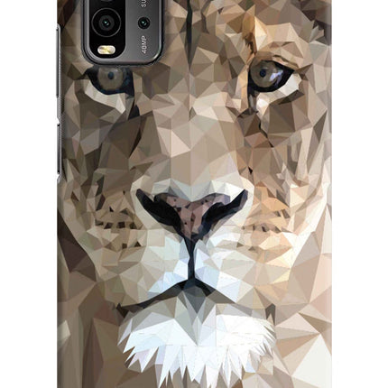 Lion Art Redmi 9 Power Hard Case Back Cover by Casekaro