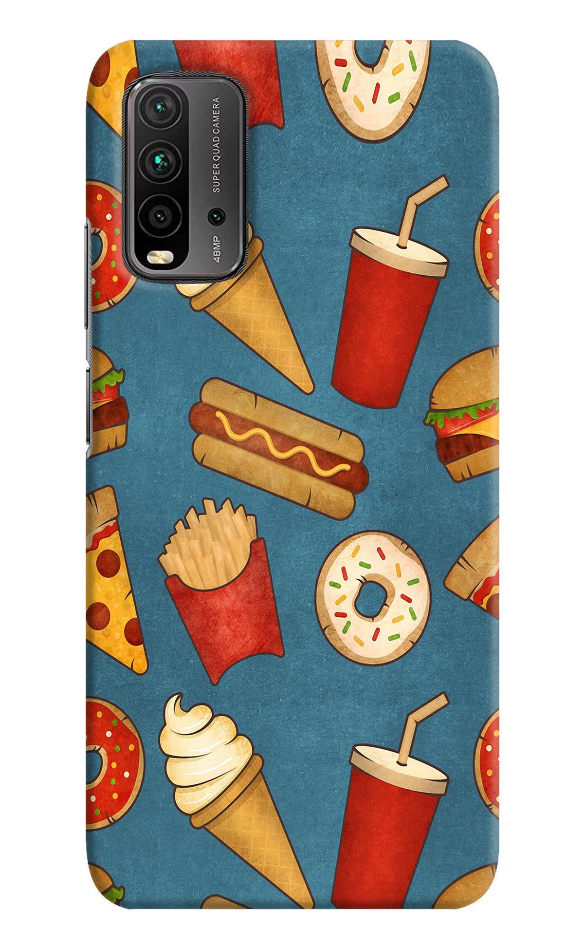 Foodie Redmi 9 Power Hard Case Back Cover by Casekaro