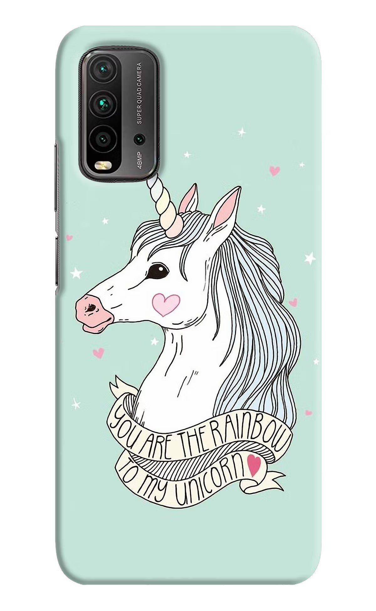 Unicorn Wallpaper Redmi 9 Power Hard Case Back Cover by Casekaro
