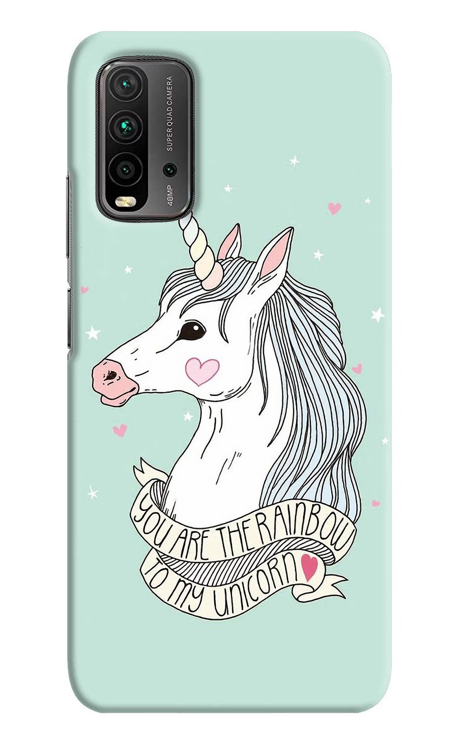 Unicorn Wallpaper Redmi 9 Power Back Cover, Hard case