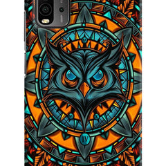 Angry Owl Art Redmi 9 Power Hard Case Back Cover by Casekaro