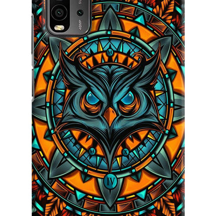 Angry Owl Art Redmi 9 Power Hard Case Back Cover by Casekaro