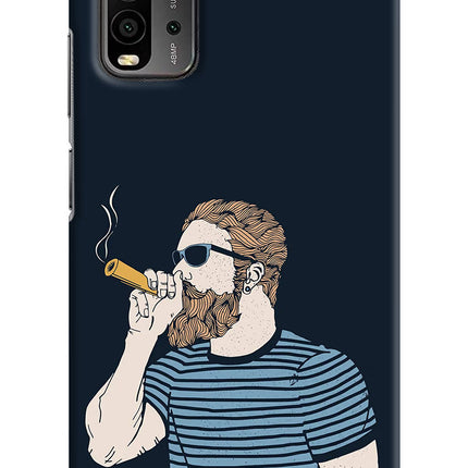 Smoking Redmi 9 Power Hard Case Back Cover by Casekaro