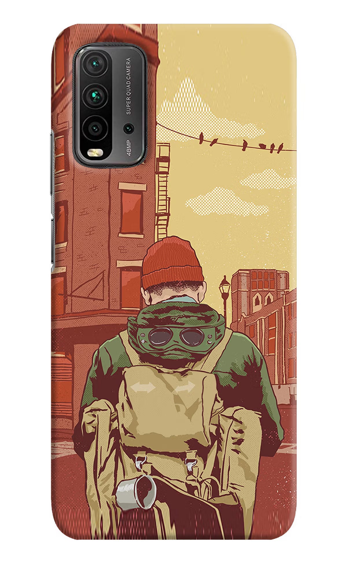 Adventurous Redmi 9 Power Hard Case Back Cover by Casekaro