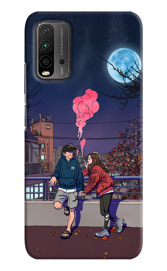 Chilling Couple Redmi 9 Power Hard Case Back Cover by Casekaro