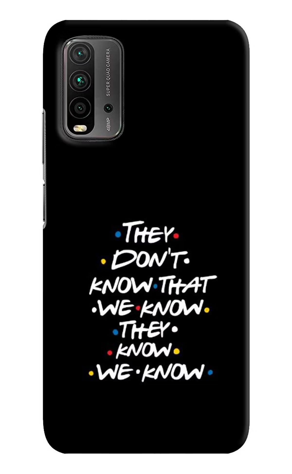 FRIENDS Dialogue Redmi 9 Power Hard Case Back Cover by Casekaro