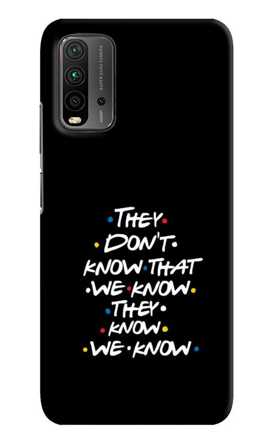 FRIENDS Dialogue Redmi 9 Power Hard Case Back Cover by Casekaro