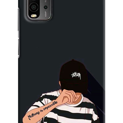Aesthetic Boy Redmi 9 Power Hard Case Back Cover by Casekaro