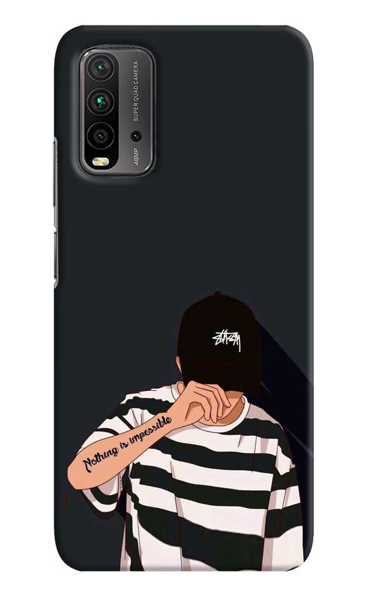 Aesthetic Boy Redmi 9 Power Hard Case Back Cover by Casekaro