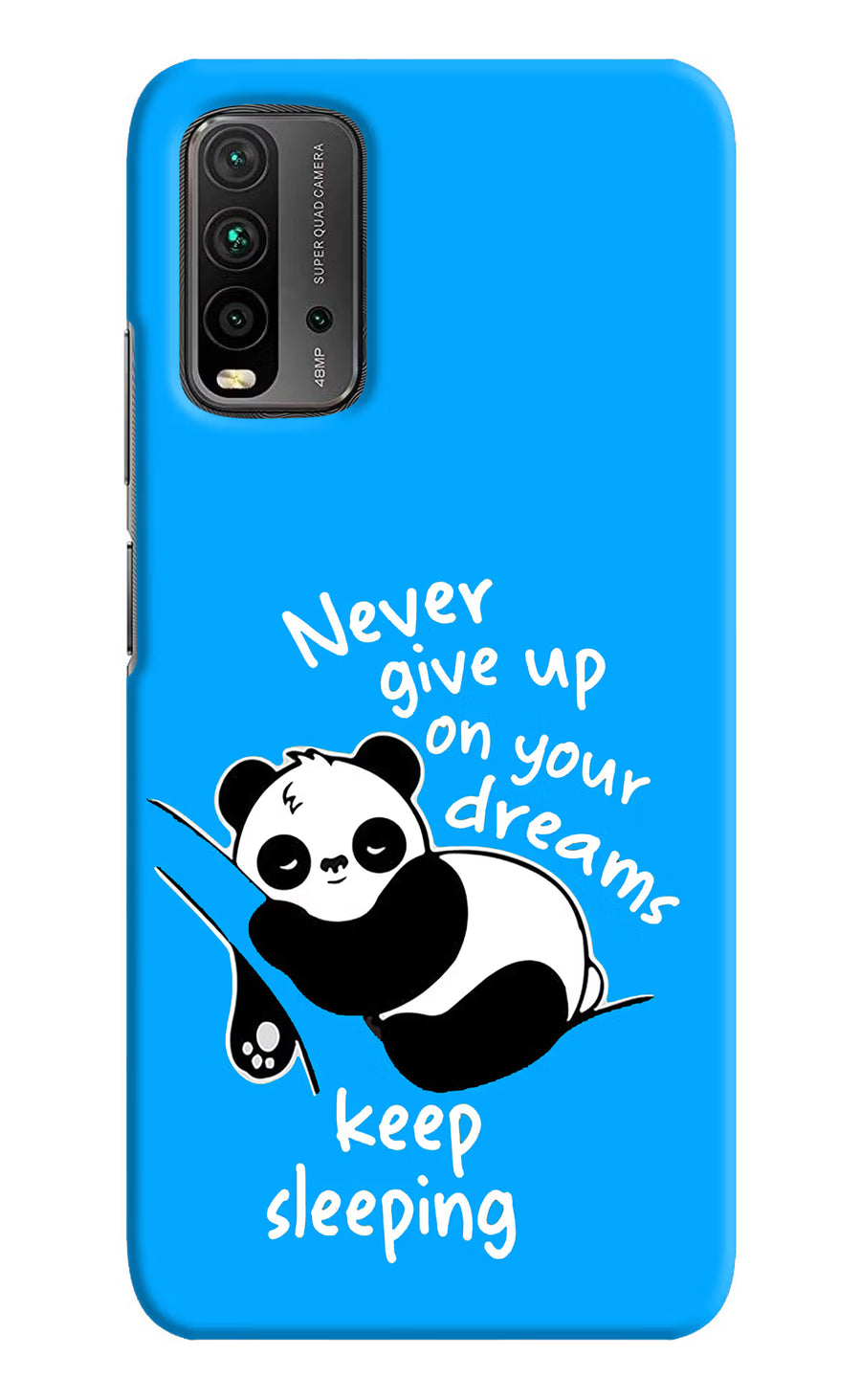 Keep Sleeping Redmi 9 Power Back Cover, Hard case
