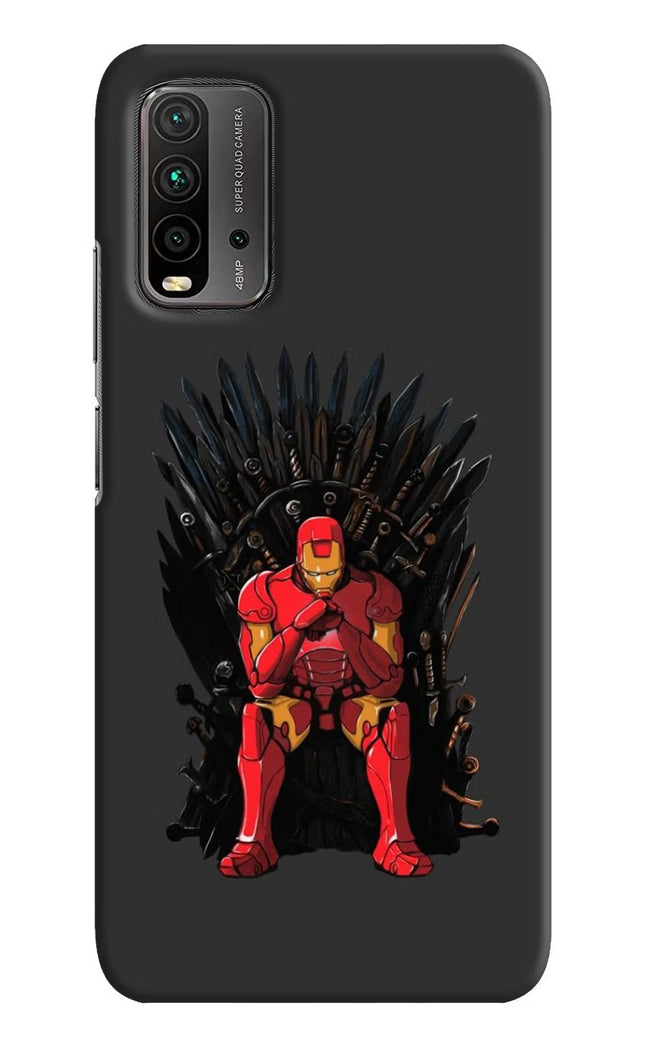 Ironman Throne Redmi 9 Power Hard Case Back Cover by Casekaro