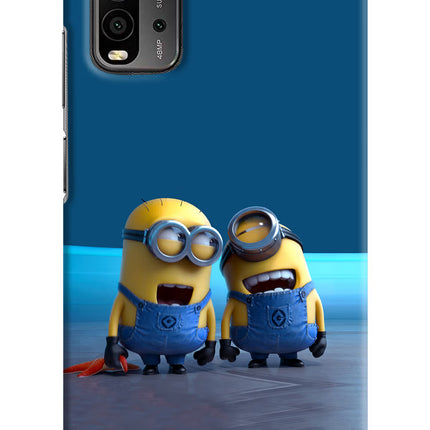 Minion Laughing Redmi 9 Power Hard Case Back Cover by Casekaro