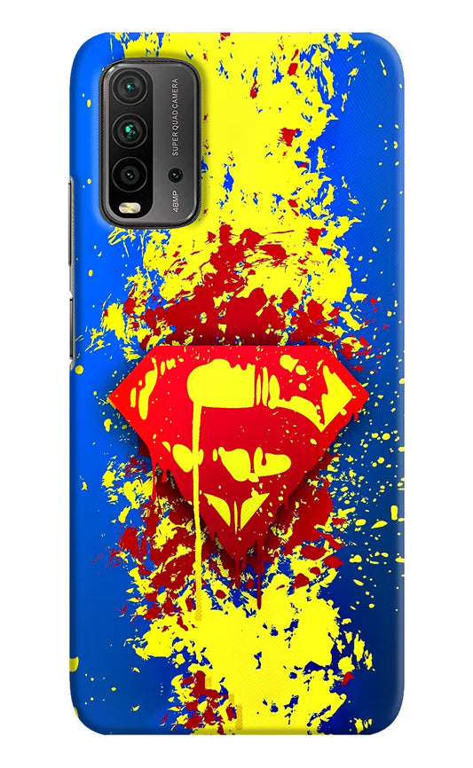 Superman logo Redmi 9 Power Hard Case Back Cover by Casekaro