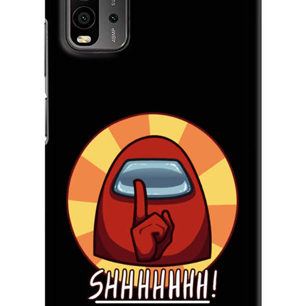 Among Us Shhh! Redmi 9 Power Hard Case Back Cover by Casekaro