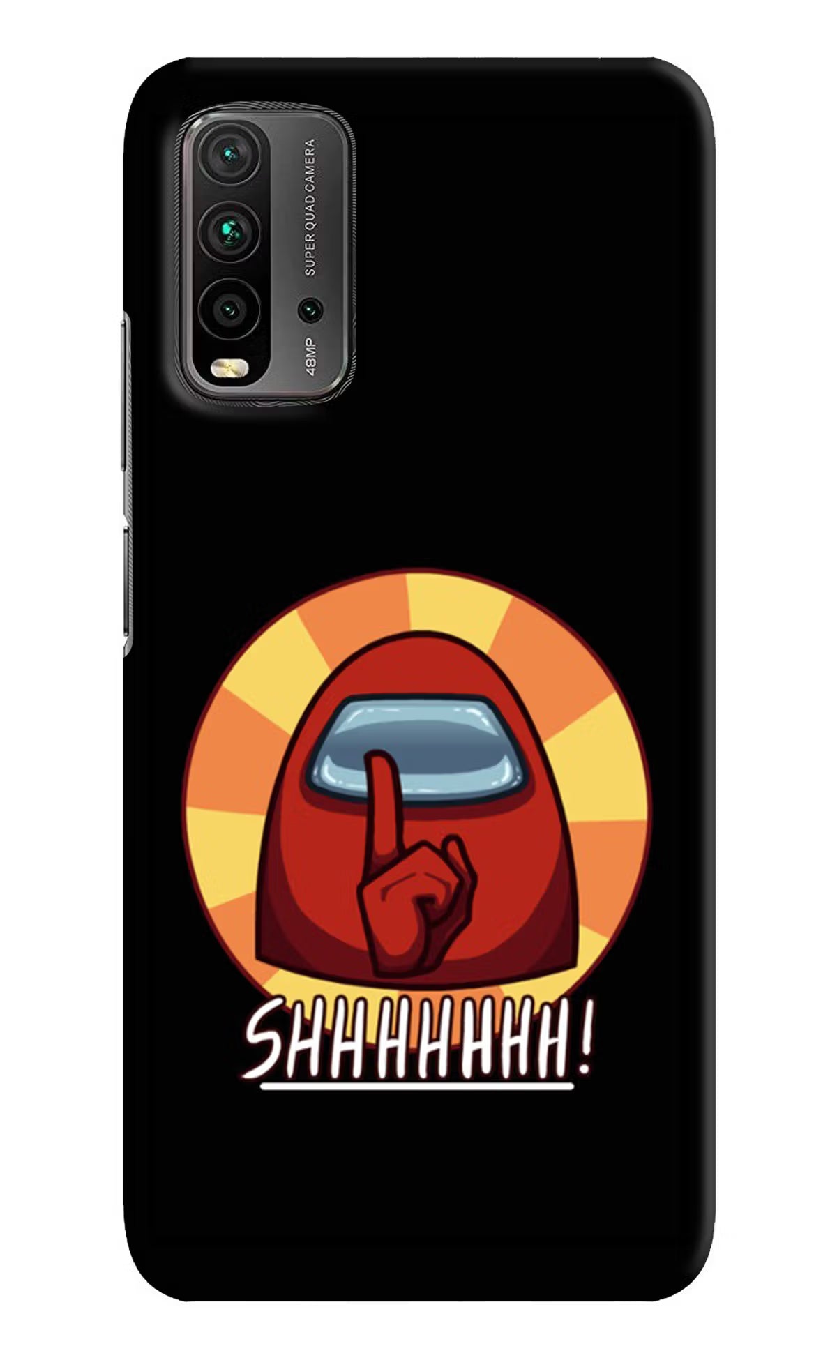 Among Us Shhh! Redmi 9 Power Hard Case Back Cover by Casekaro