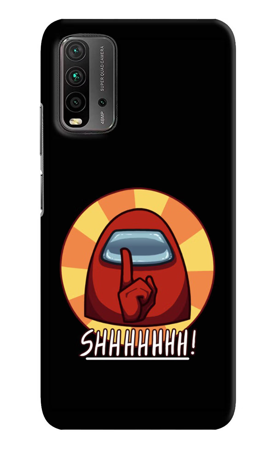 Among Us Shhh! Redmi 9 Power Back Cover, Hard case