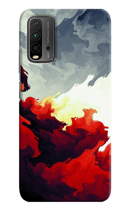 Fire Cloud Redmi 9 Power Hard Case Back Cover by Casekaro