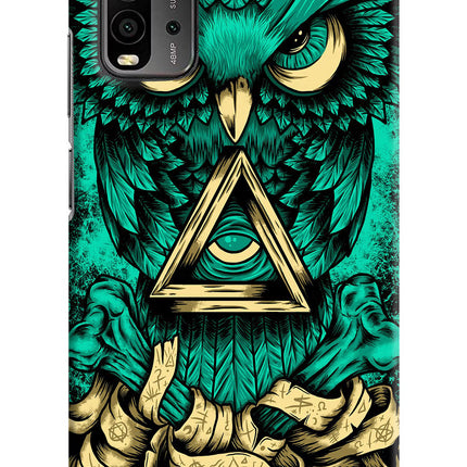 Green Owl Redmi 9 Power Hard Case Back Cover by Casekaro