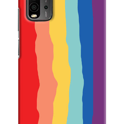 Rainbow Redmi 9 Power Hard Case Back Cover by Casekaro