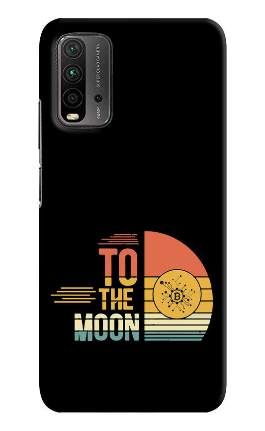 To the Moon Redmi 9 Power Hard Case Back Cover by Casekaro