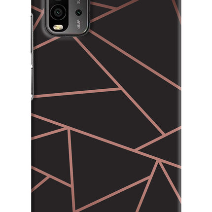 Geometric Pattern Redmi 9 Power Hard Case Back Cover by Casekaro