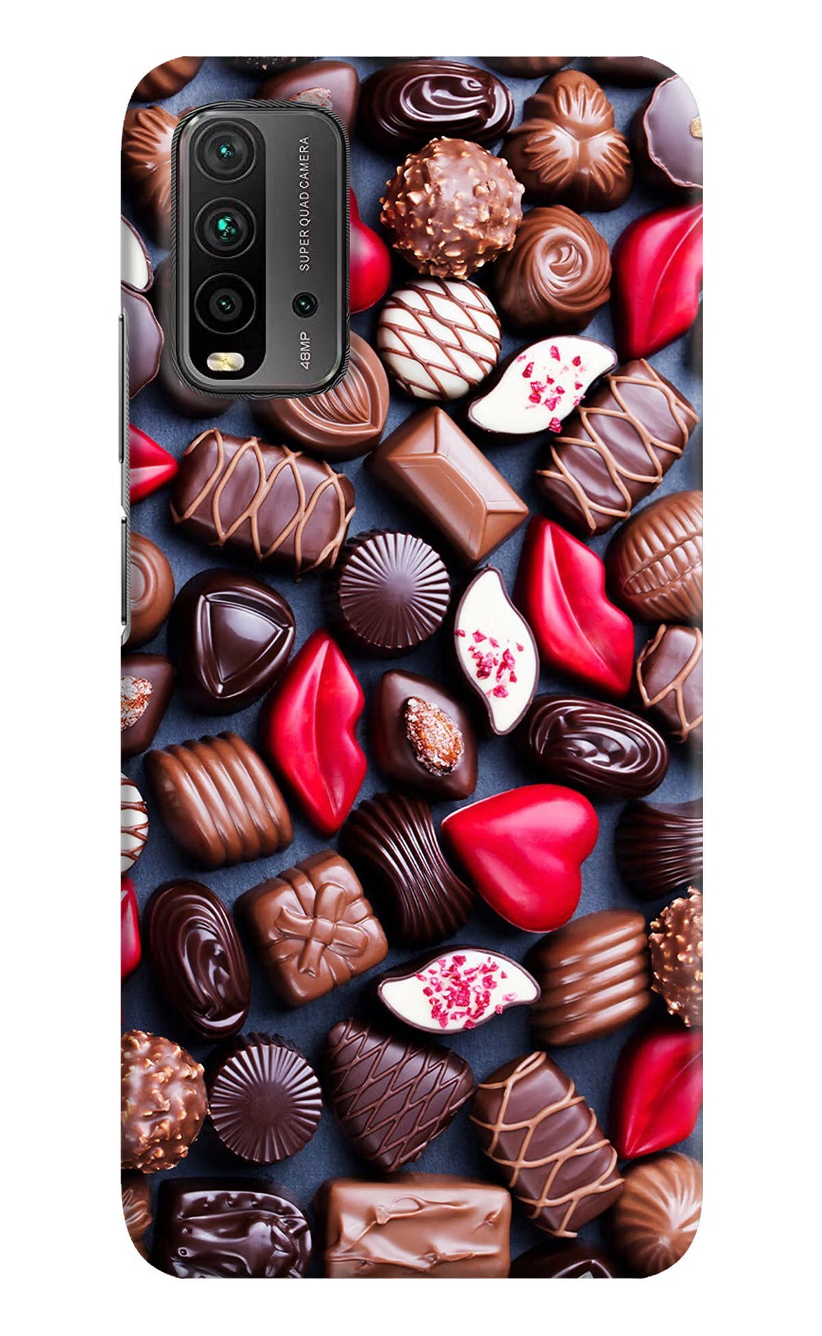 Chocolates Redmi 9 Power Hard Case Back Cover by Casekaro