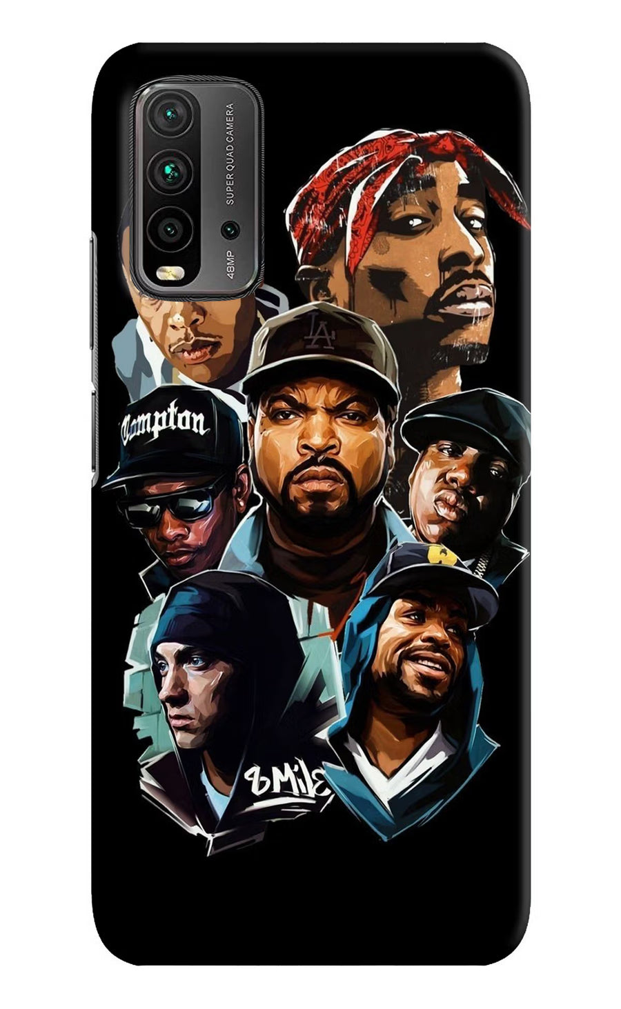 Rappers Redmi 9 Power Back Cover, Hard case