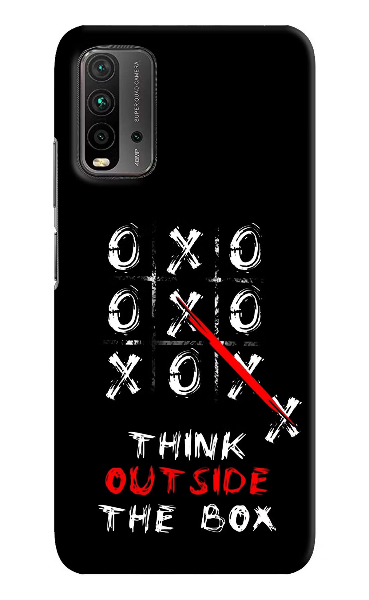 Think out of the BOX Redmi 9 Power Hard Case Back Cover by Casekaro