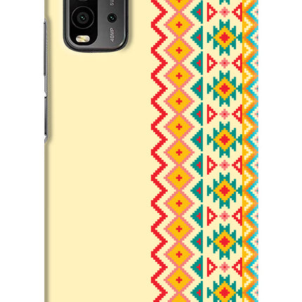 Ethnic Seamless Redmi 9 Power Hard Case Back Cover by Casekaro