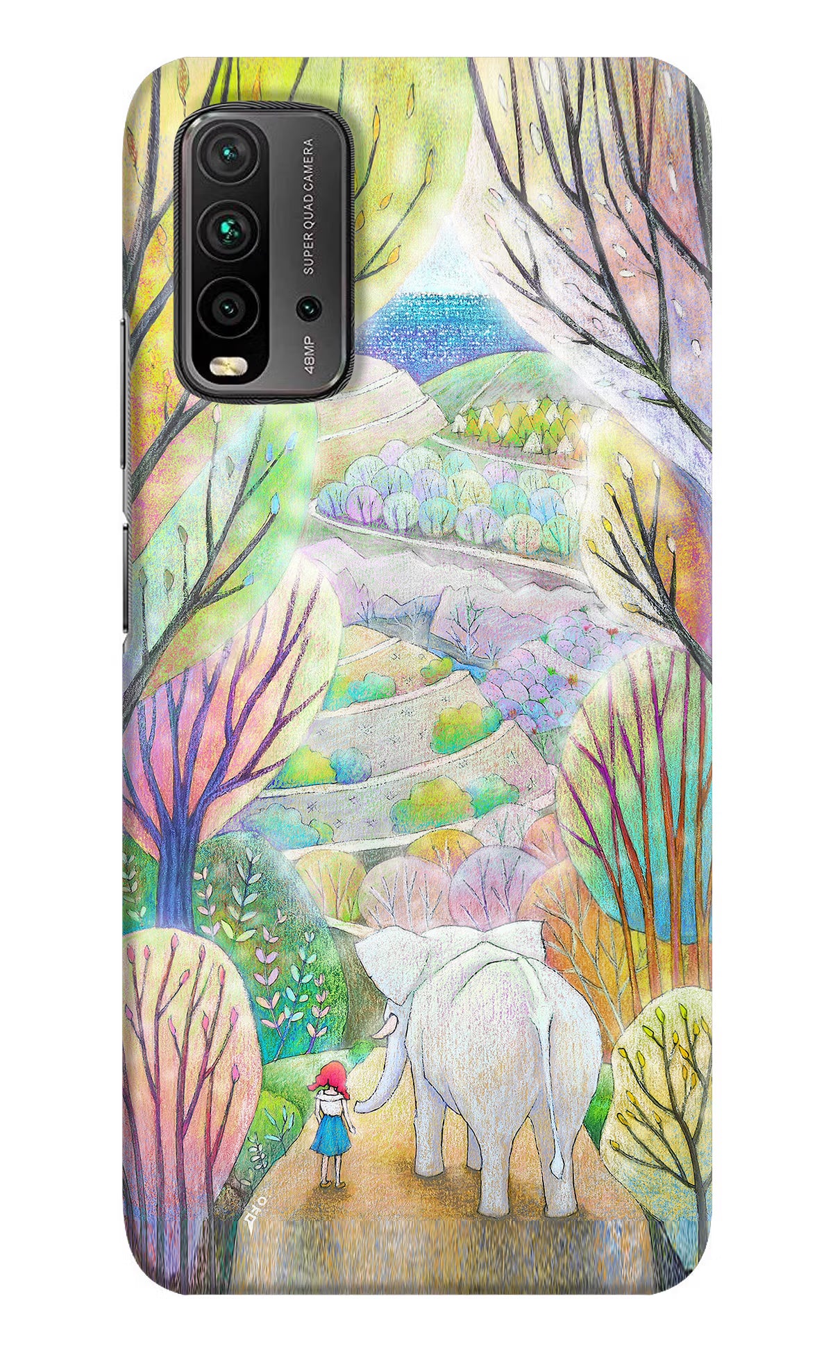 Nature Painting Redmi 9 Power Hard Case Back Cover by Casekaro