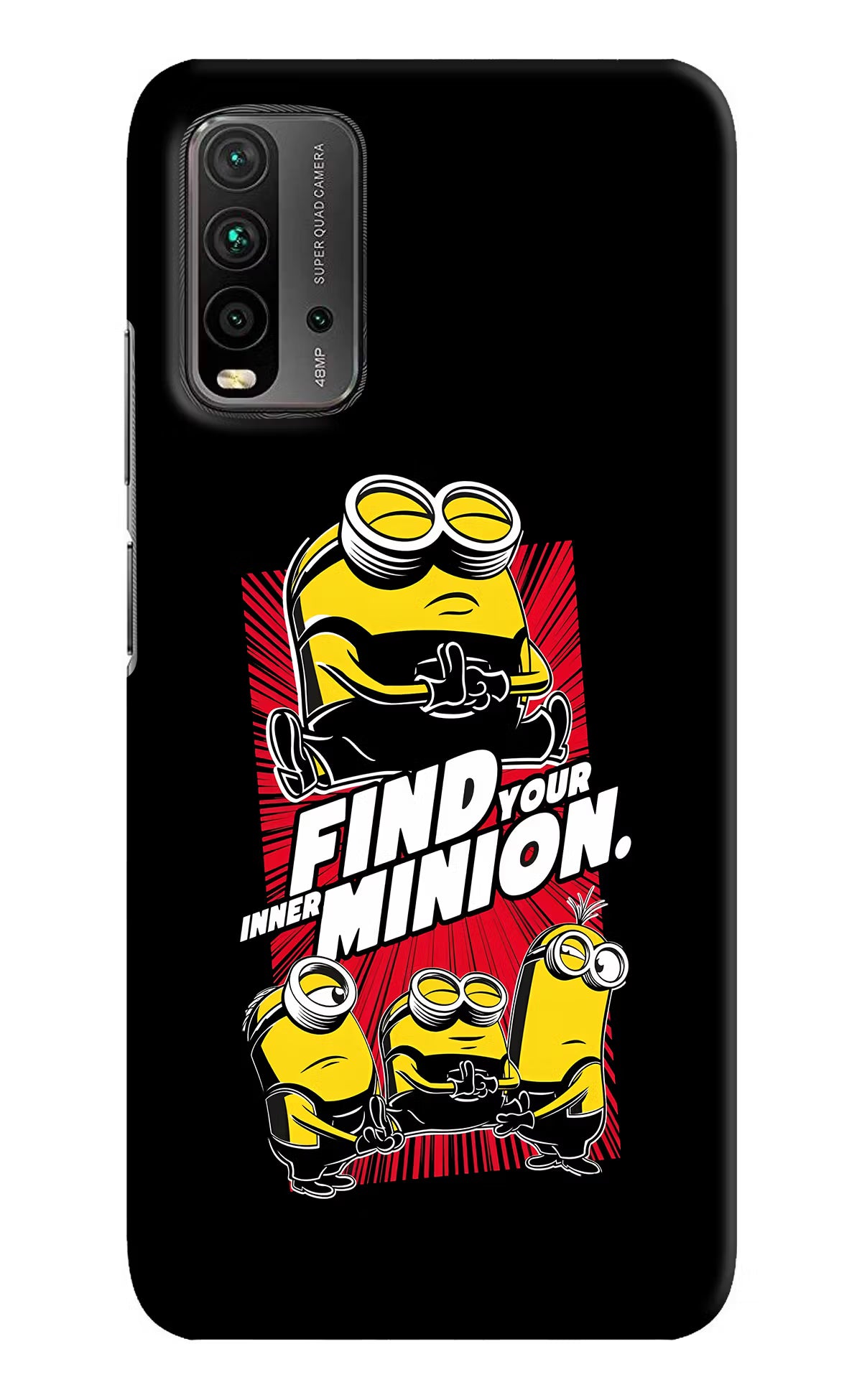 Find your inner Minion Redmi 9 Power Hard Case Back Cover by Casekaro