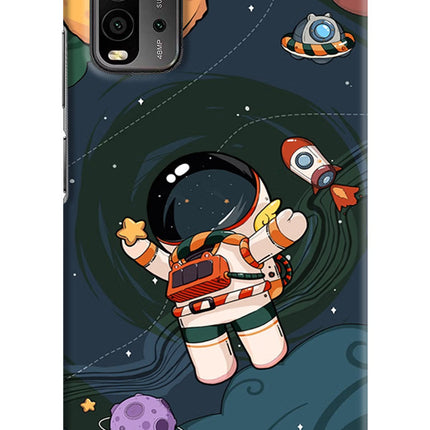 Cartoon Astronaut Redmi 9 Power Hard Case Back Cover by Casekaro