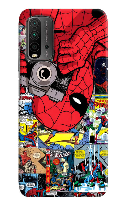 Spider Man Redmi 9 Power Back Cover