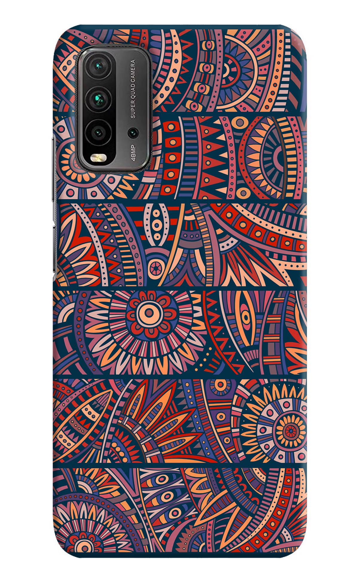 African Culture Design Redmi 9 Power Hard Case Back Cover by Casekaro