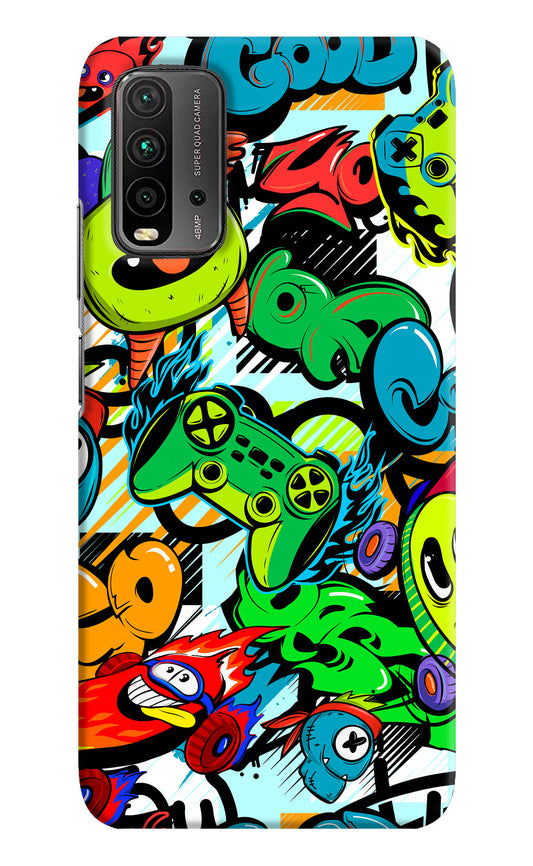 Game Doodle Redmi 9 Power Hard Case Back Cover by Casekaro