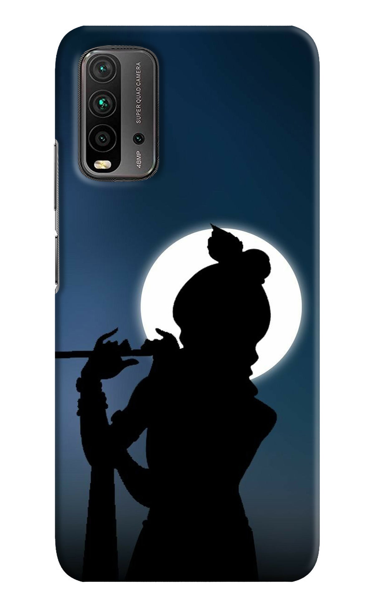 Shri Krishna Silhouette Redmi 9 Power Back Cover