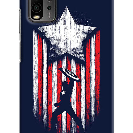 Captain America Marvel Art Redmi 9 Power Hard Case Back Cover by Casekaro