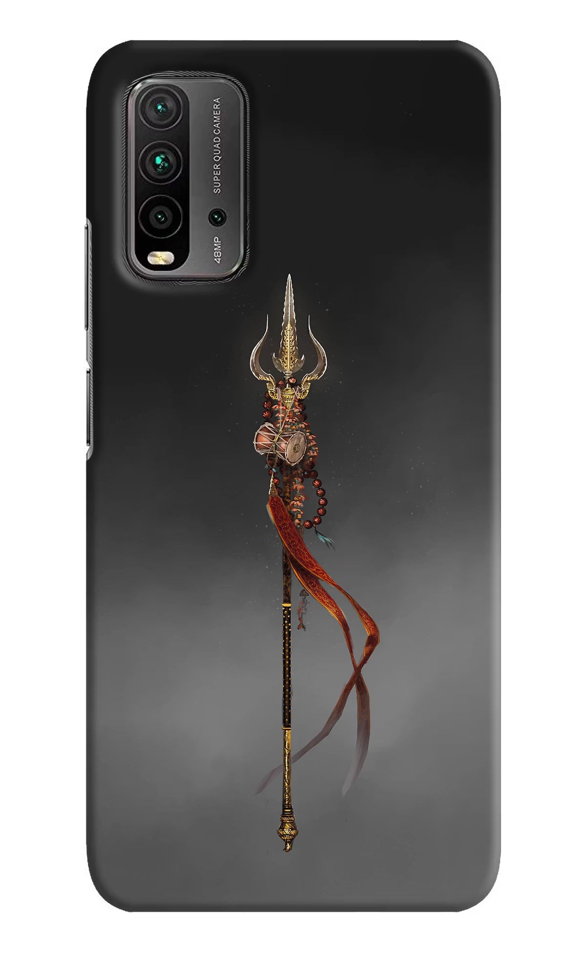 Shiv Trishul Redmi 9 Power Hard Case Back Cover by Casekaro