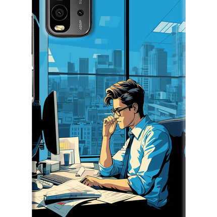 Focused Hustler (AI Generated) Redmi 9 Power Hard Case Back Cover by Casekaro