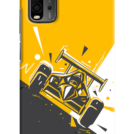 Track King Redmi 9 Power Hard Case Back Cover by Casekaro