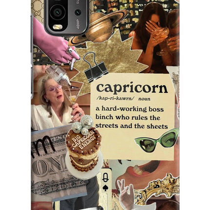 Capricorn Zodiac Redmi 9 Power Hard Case Back Cover by Casekaro