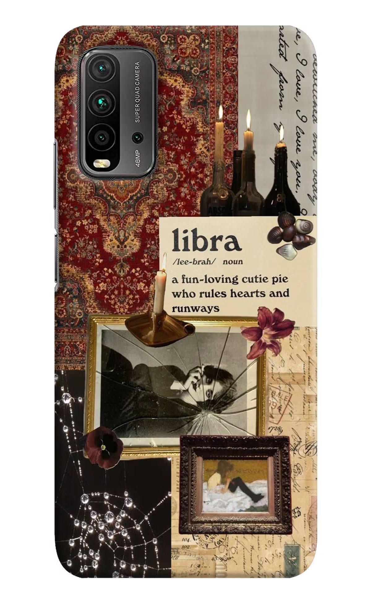 Libra Zodiac Redmi 9 Power Hard Case Back Cover by Casekaro