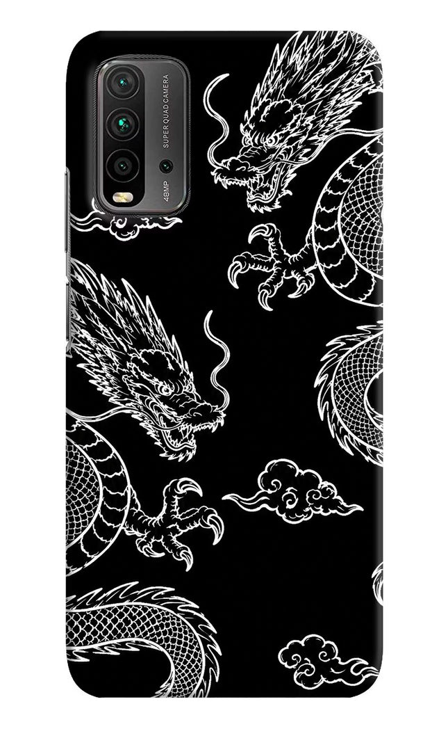 Twin Dragons Redmi 9 Power Hard Case Back Cover by Casekaro
