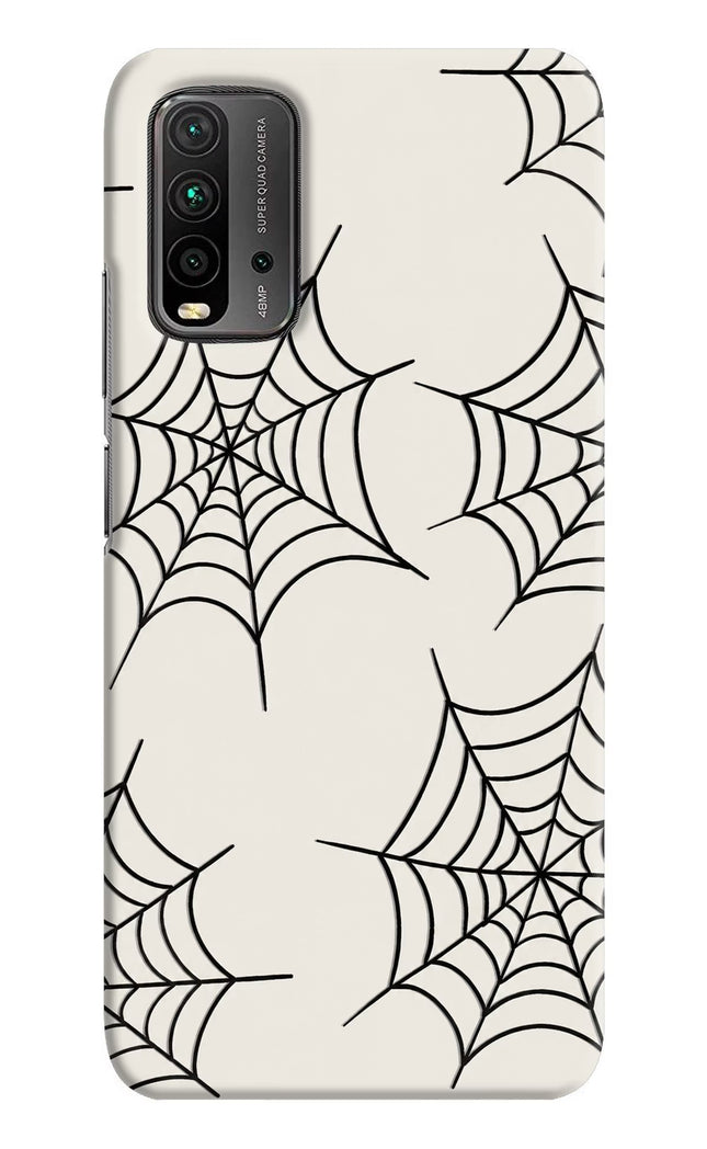 Spider Web Redmi 9 Power Hard Case Back Cover by Casekaro