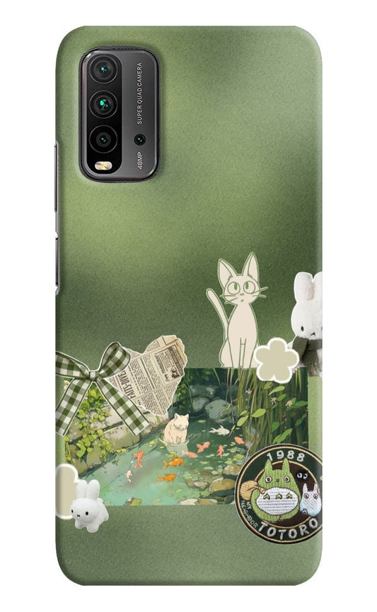 Aesthetic anime Redmi 9 Power Hard Case Back Cover by Casekaro