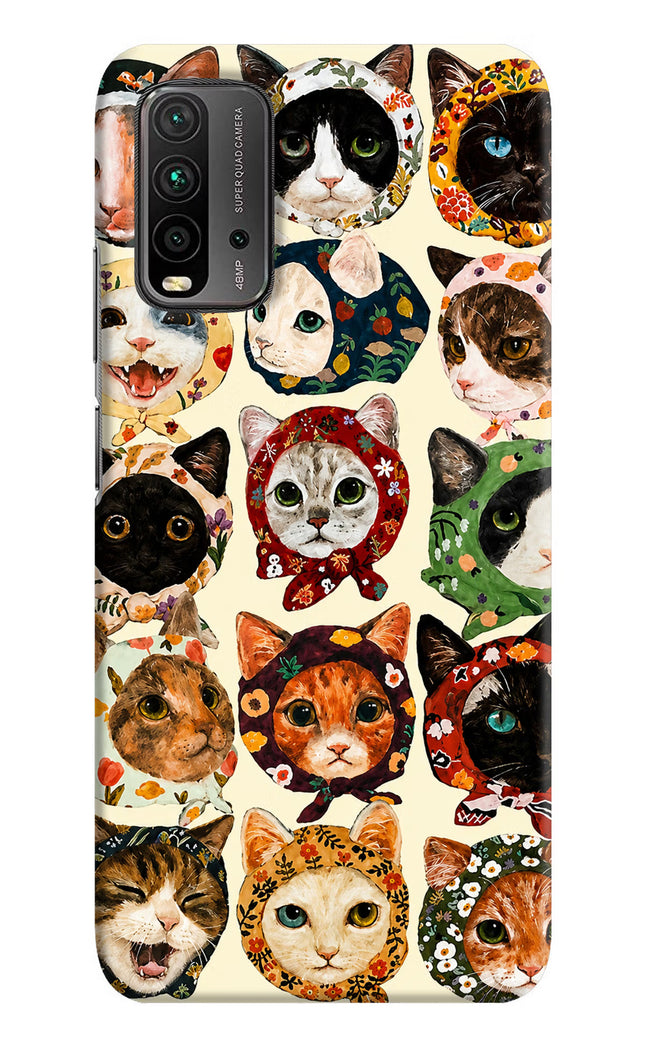 Cool Cat Redmi 9 Power Hard Case Back Cover by Casekaro